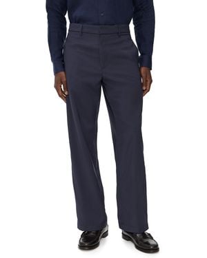 Barena Delfo Tropical Wool Pants - Blue