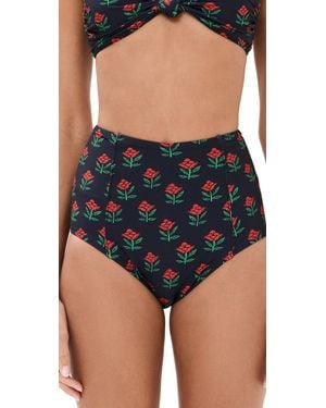 RHODE Navya Bikini Bottoms - Blue