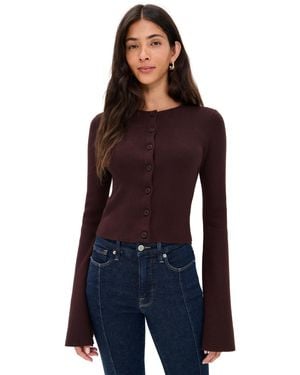 GOOD AMERICAN Bell Sleeve Knit Cardigan - Multicolour