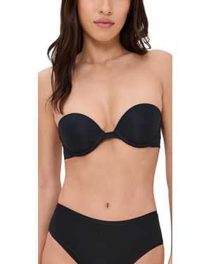 Skarlett Blue Breathless Strapless Plunge Push-Up Bra - Black