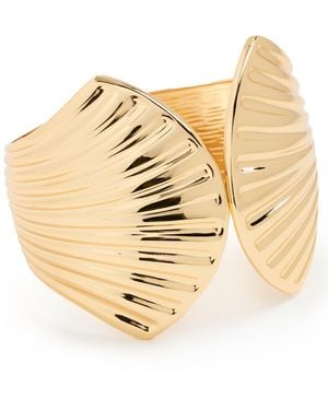 Kenneth Jay Lane Shell Hinged Bracelet - Natural