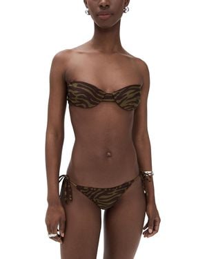 The Attico Bikini Set - Brown