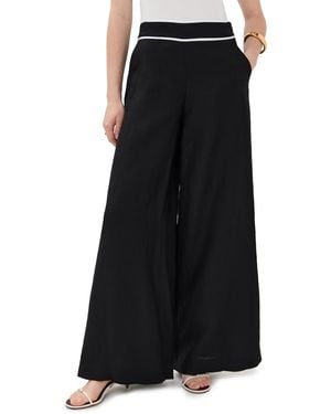 Jonathan Simkhai Heidi Wide Leg Pants - Black