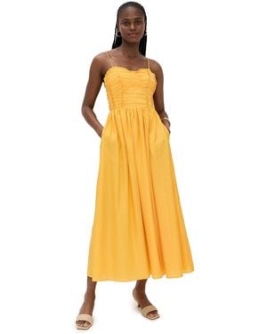 Line & Dot Celesta Maxi Dress - Yellow