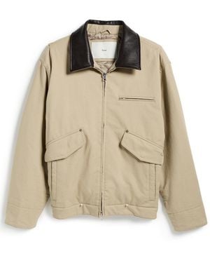 DUNST Vintage Canvas Barn Jacket - Natural