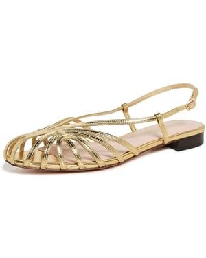 Loeffler Randall Devon Lattice Slingback Sandals - Metallic