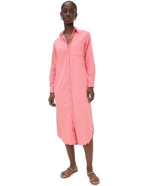 Frank & Eileen Maxi Shirtdress - Pink