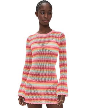 Beach Riot Libbi Coverup Dress - Red