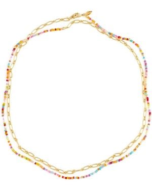 Anni Lu String Of Joy Belly Chain - White