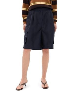 Tibi Crispy Nylon Stella Shorts - Black