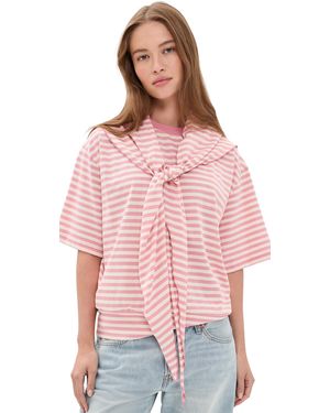 Lioness Olsen Short Sleeve Top - Pink