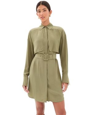 Veronica Beard Darlis Tunic Dress - Green