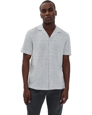 Faherty Oasis Camp Shirt - Gray