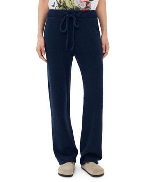 The Elder Statesman Cashmere Lounge Pants - Blue