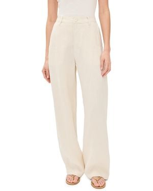 DL1961 Taylor Relaxed Linen Barrel Pants - White
