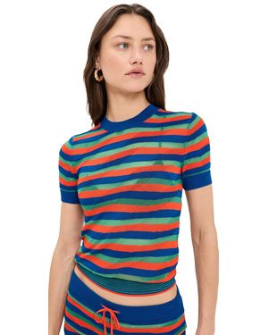 STAUD Nicholas Top - Blue