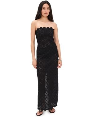 St. Agni Doily Column Dress - Black