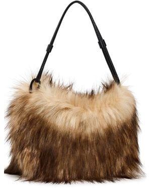 A.L.C. A. L.C. Arden Faux Fur Bag - Brown
