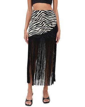 Simon Miller Ipanema Fringe Skirt - Black