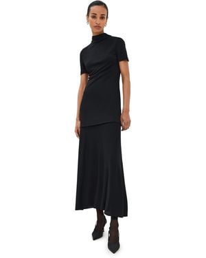 Jil Sander High Neck Dress - Black