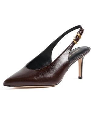 Veronica Beard Luciana Slingback Heels - Black