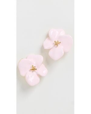 Shashi Millefeuille Earrings - Pink
