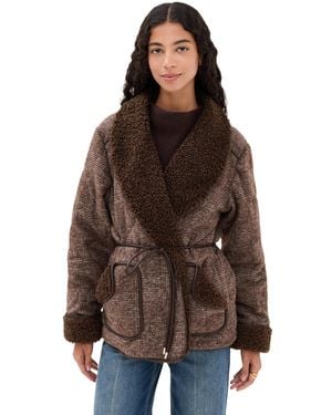 Jonathan Simkhai Rorie Quilted Jacket - Brown