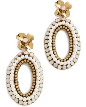 Deepa Gurnani Enola Earrings - Pink