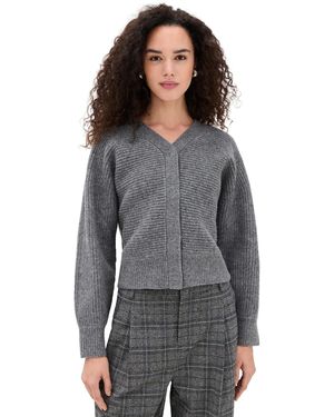 Le Bos Mira Stitched Cardigan - Black