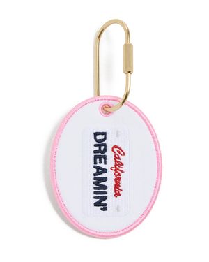 Abode California Dreamin' License Plate Charm - White