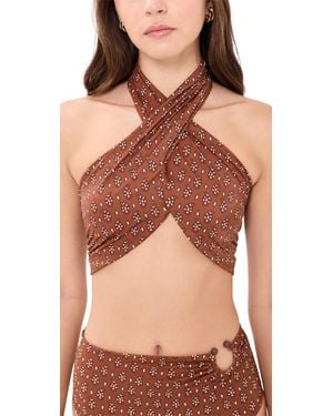 Johanna Ortiz Spice Bikini Top - Black
