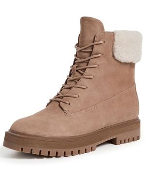 FAVORITE DAUGHTER Parker Lugsole Boots - Natural