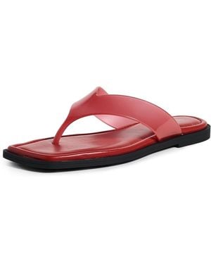 Rag & Bone Gracie Jelly Sandals - Red