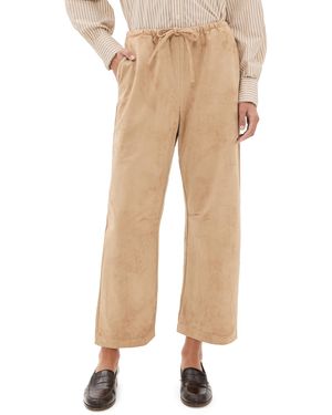 Z Supply Drift Faux Suede Pants - Natural