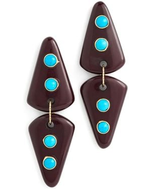 Shashi Cowgirl Earrings - Black