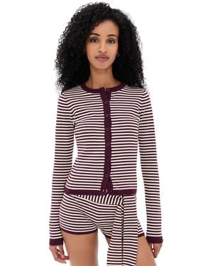 Seven Wonders Mischief Long Sleeve Knit Top - Red