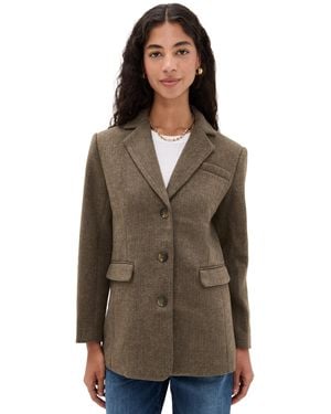 Line & Dot Belmont Blazer - Brown