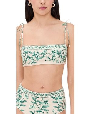Agua Bendita Primavera Ceiba Bikini Top - Green