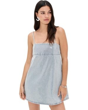 retroféte Nadiya Denim Dress - Multicolor