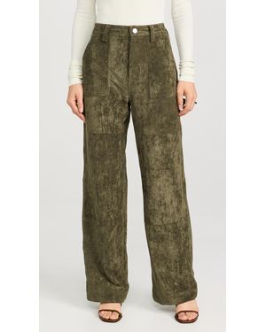 【2plan】Slave pintuck wide denim pants Blank NYC Wide-leg and palazzo pants for Women | Online Sale