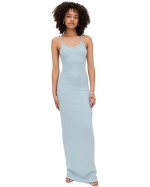 ÉTERNE Tank Maxi Dress - Blue