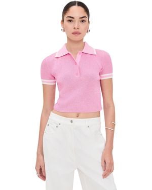 Jonathan Simkhai Whitten Polo - Pink