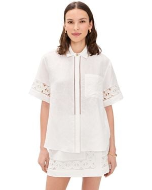 Kivari Marley Linen Shirt - White