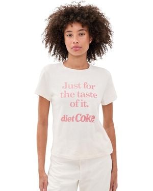 RE/DONE Classic Tee Diet Coke - White