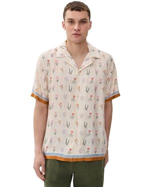 Les Deux Lukas Aop Wild Flowers Shirt - White