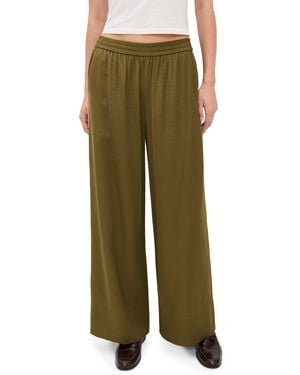 Le Bos Arden Satin Pants - Green