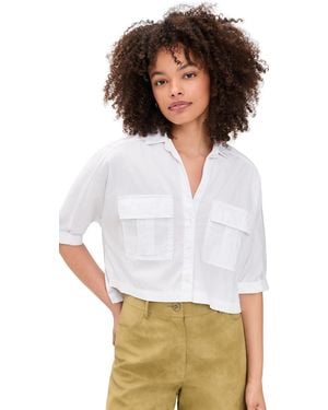 James Perse Poplin Cotton Shirt - White