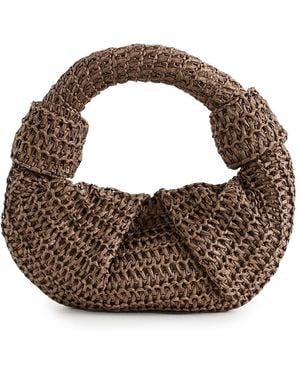 Simon Miller Raffia Lopsy Bag - Brown