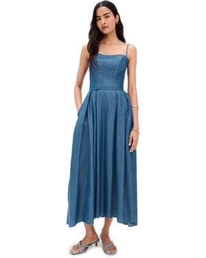 Azeeza Ezra Midi Dress - Blue