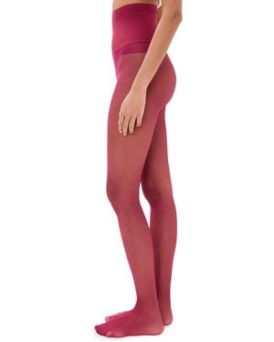 Commando Premier Sheer Tights - Red